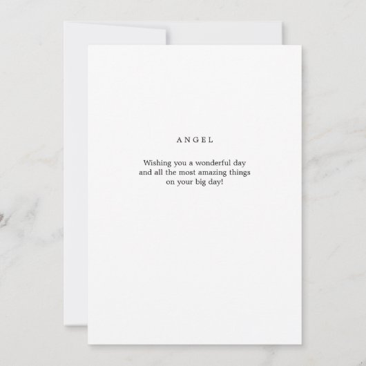 独自の誕生日グリーティングカードの作成 招待状 (裏面)