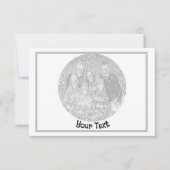 独自の誕生日サンキューカード サンキューカード (正面)