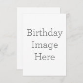 8.9cm x 12.7cmフラットサンキューカード (正面/裏面)