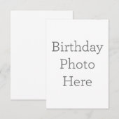 8.9cm x 12.7cmフラットサンキューカード (正面/裏面)