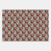 独自の誕生日写真名の作成 ラッピングペーパーシート (正面2)