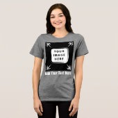 独自の贈りカスタム物をパーソナライズされた作成 トライブレンドＴシャツ (正面全面)