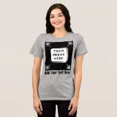 独自の贈りカスタム物をパーソナライズされた作成 トライブレンドＴシャツ (正面全面)