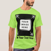 独自の贈りカスタム物をパーソナライズされた作成 Tシャツ (正面)