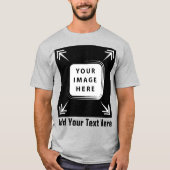 独自の贈りカスタム物をパーソナライズされた作成 Tシャツ (正面)