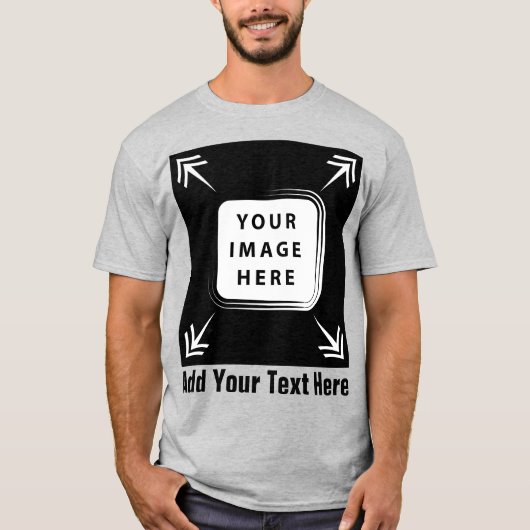 独自の贈りカスタム物をパーソナライズされた作成 Tシャツ (正面)