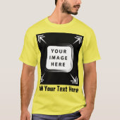 独自の贈りカスタム物をパーソナライズされた作成 Tシャツ (正面)