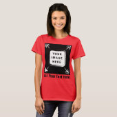 独自の贈りカスタム物をパーソナライズされた作成 Tシャツ (正面フル)