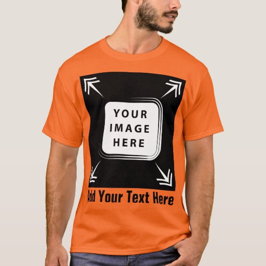 独自の贈りカスタム物をパーソナライズされた作成 Tシャツ (正面)