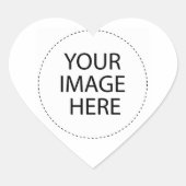 独自の贈り物をカスタム作成 ハートシール (正面)