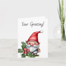 独自の赤いクリスマス格言の作成