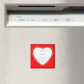 独自の赤いハート マグネット (インサイチュ (食洗機))