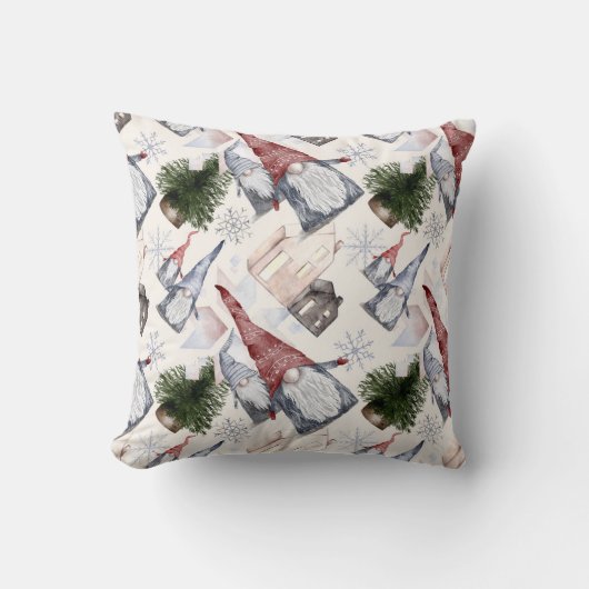 独自の赤と金ゴールドハイゲ格言村を作成 クッション (正面)