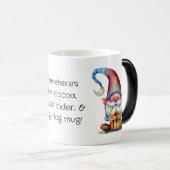 独自の赤と青の格言プレゼントの作成 モーフィングマグカップ (正面右)