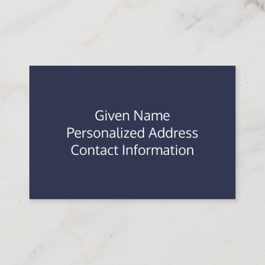 独自の赤のユニオンジャックを作成 名刺 (裏面)