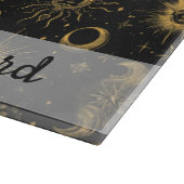 独自の超現実的な天月と星を作成 カッティングボード (角)