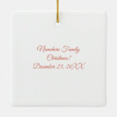 独自の踊りデイジー天使を作成 セラミックオーナメント (裏面)