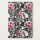 独自の迷彩柄フローラの作成2021予定表プランナー プランナー手帳 (裏面)