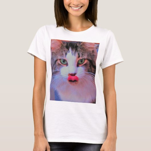 独自の追加イメージの写真のカスタム作成 Tシャツ (正面)