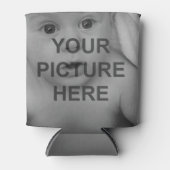 独自の追加フォトデザインロゴを簡単に作成 缶クーラー (正面)