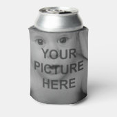 独自の追加フォトデザインロゴを簡単に作成 缶クーラー (缶裏面)