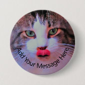 独自の追加フォトパーソナライズの作成カスタム文字 缶バッジ (正面)