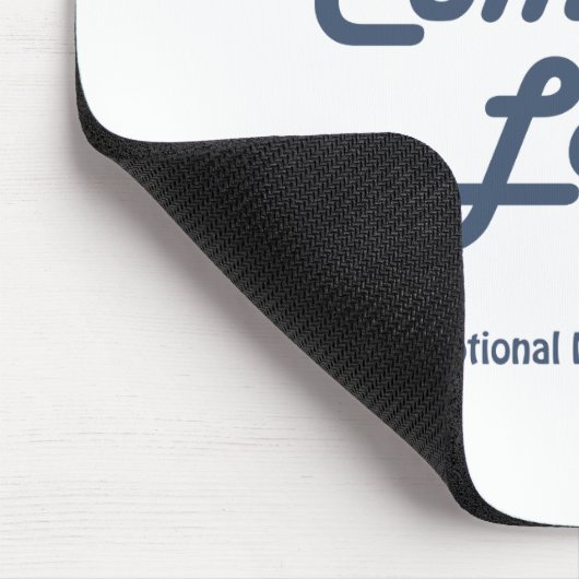 独自の追加会社カスタムのビジネスロゴの作成 マウスパッド (コーナー)