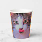 独自の追加2写真を作成するカスタム紙カップ 紙コップ (裏面)