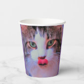 独自の追加2写真を作成するカスタム紙カップ 紙コップ (裏面)