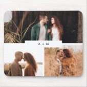 独自の追加 – 3フォトギャラリーパーソナライズされた マウスパッド (正面)