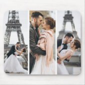 独自の追加 – 3枚のミニマルフォトギャラリー マウスパッド (正面)