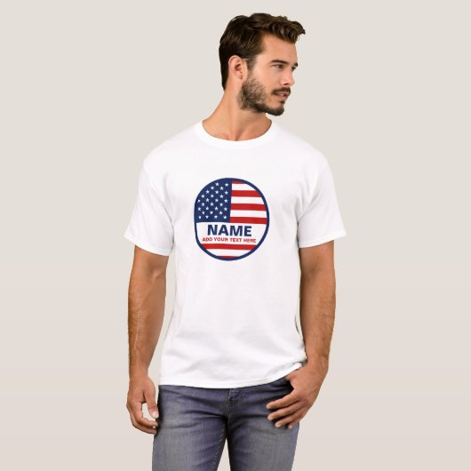 独自の選挙を大統領の作成USA Tシャツ (正面フル)