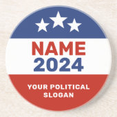 独自の選挙運動の作成ギアコースター コースター (正面)