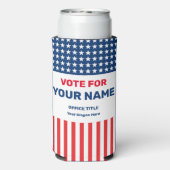 独自の選挙運動ギアの作成クール スリム缶クーラー (Seltzer裏面)