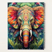 独自の部族のジャングルゾウを作成する プランナー手帳 (裏面)