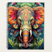 独自の部族のジャングルゾウを作成する プランナー手帳 (正面)