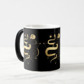 独自の金ゴールドアーキーン愛好家の作成タロット モーフィングマグカップ (正面左)