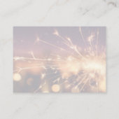 独自の金ゴールドスパーカーの作成 アドバイスカード (裏面)