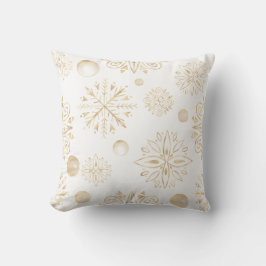 独自の金ゴールド雪と果実を作成 クッション