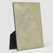 独自の銀と金ゴールドの金属石膏を作成 フォトプラーク (側面)