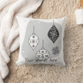 独自の雪だるまを作成し、ボーブルクリスマス クッション (ブランケット)