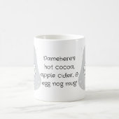 独自の雪だるまを作成し、ボーブルクリスマス モーフィングマグカップ (中央)