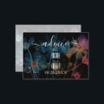 独自の青いピンクのX線花を作成する アドバイスカード<br><div class="desc">独自のカスタムイベントブルーピンクX線フラワーズアドバイスカードを作るショップを訪れ結婚て、よりコーディネートされた商品や特別な商品、装飾や好意を提供！</div>