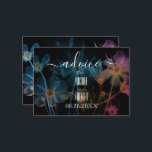 独自の青いピンクのX線花を作成する アドバイスカード<br><div class="desc">独自のカスタムイベントブルーピンクX線フラワーズアドバイスカードを作るショップを訪れ結婚て、よりコーディネートされた商品や特別な商品、装飾や好意を提供！</div>