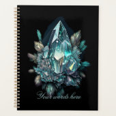 独自の青い結晶を作成する プランナー手帳 (正面)