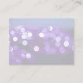 独自の青い背景を作成する紫の《写真》ぼけ味 アドバイスカード (裏面)