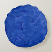 独自の青を作成 ラウンドクッション (裏面)