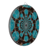 独自の青色光源を作成万華鏡のように千変万化するパターン ダーツボード (正面左)