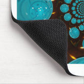 独自の青色光源を作成万華鏡のように千変万化するパターン マウスパッド (コーナー)