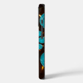 独自の青色光源を作成万華鏡のように千変万化するパターン Case-Mate iPhoneケース (裏面 / 左)